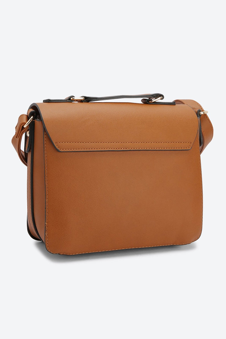 Front Flap Brown Messenger bag