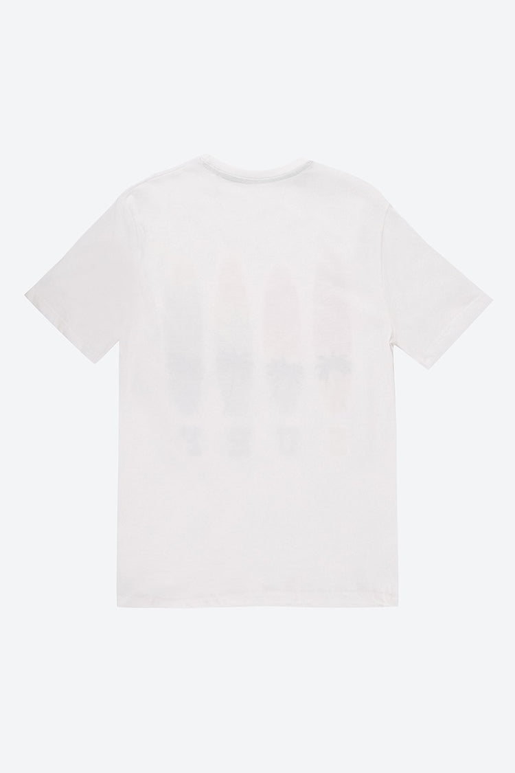 Short Sleeve Graphic Print White T-Shirt