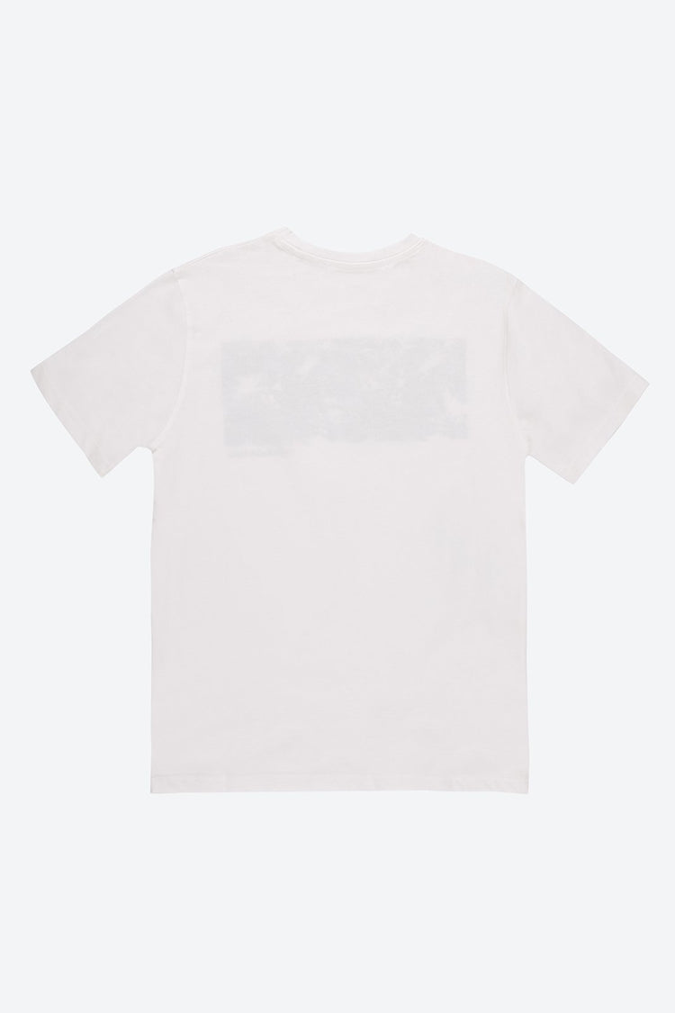 Short Sleeve Graphic Print White T-Shirt