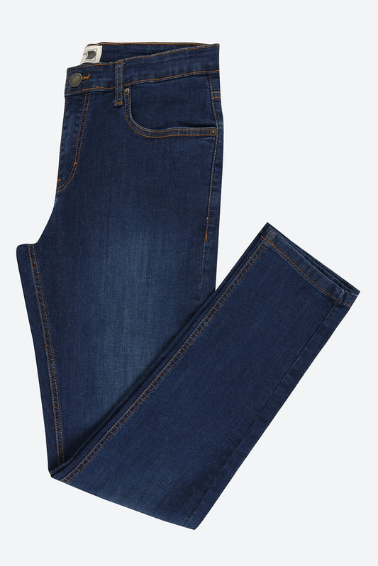 Slim Fit 5-Pocket Dark Blue Jean