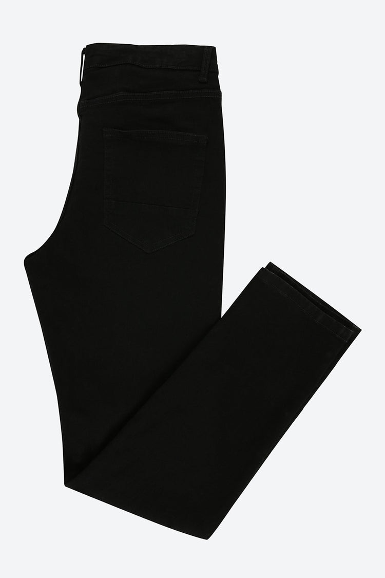 Slim Fit 5-Pocket Black Jean