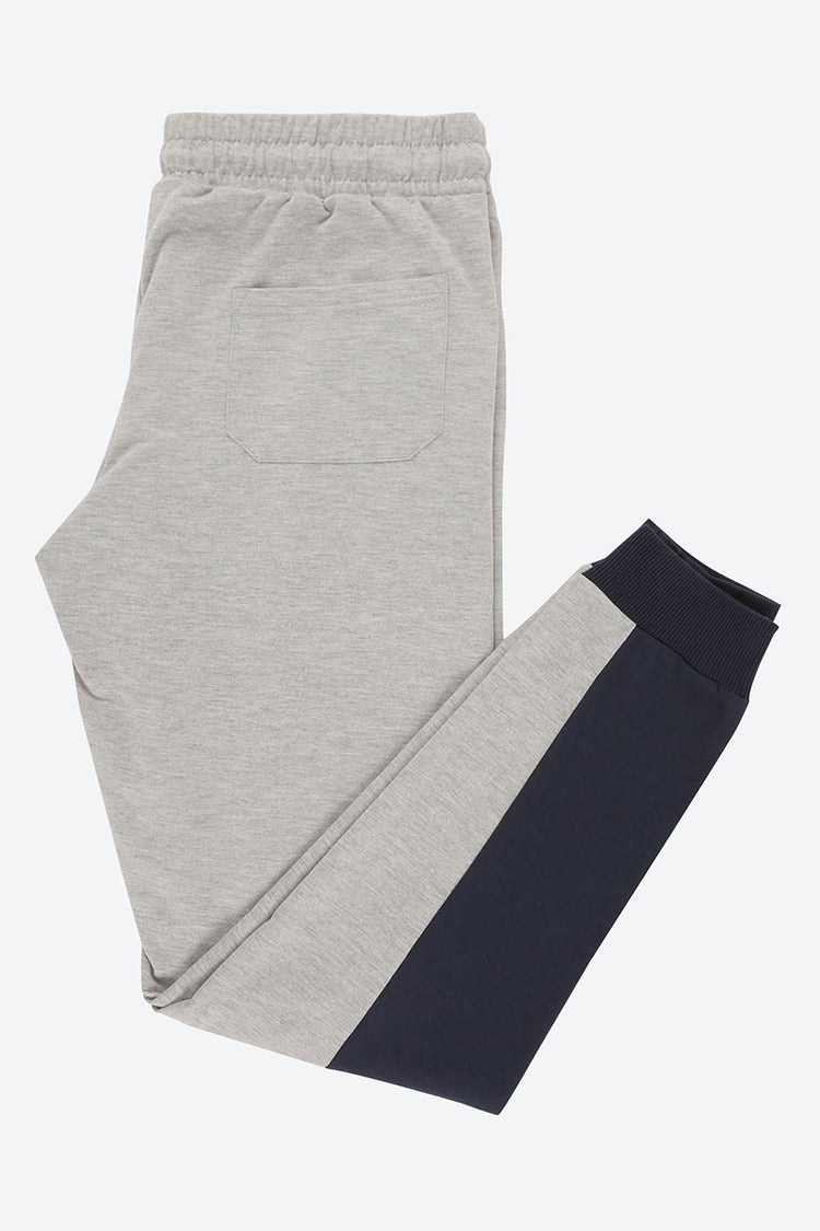 Side Cut & Sew Grey Track Pant