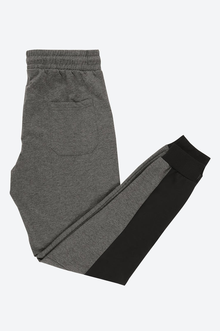 Side Cut & Sew Grey Track Pant