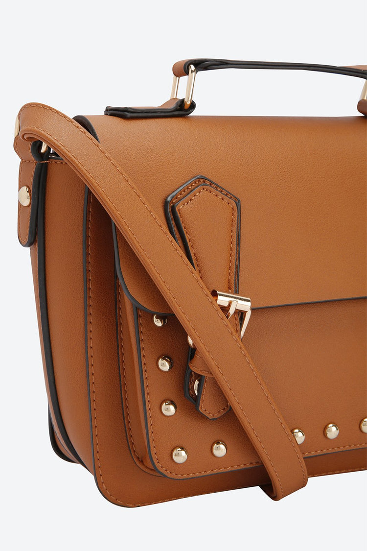 Front Flap Brown Messenger bag