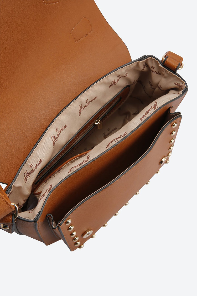 Front Flap Brown Messenger bag