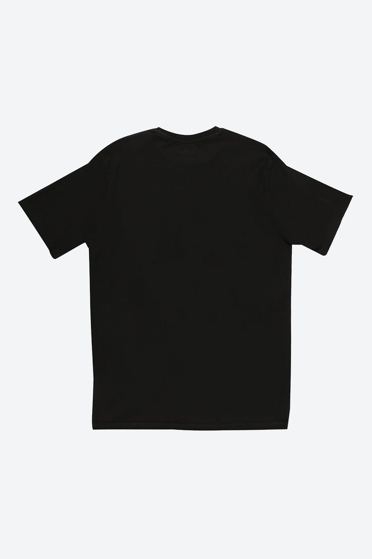 Short Sleeve Graphic Print Black T-Shirt
