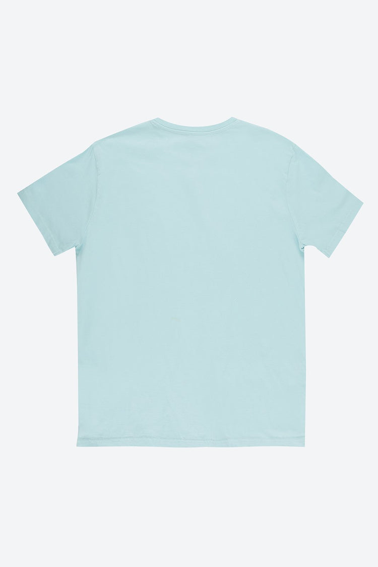Short Sleeve Graphic Print Green T-Shirt