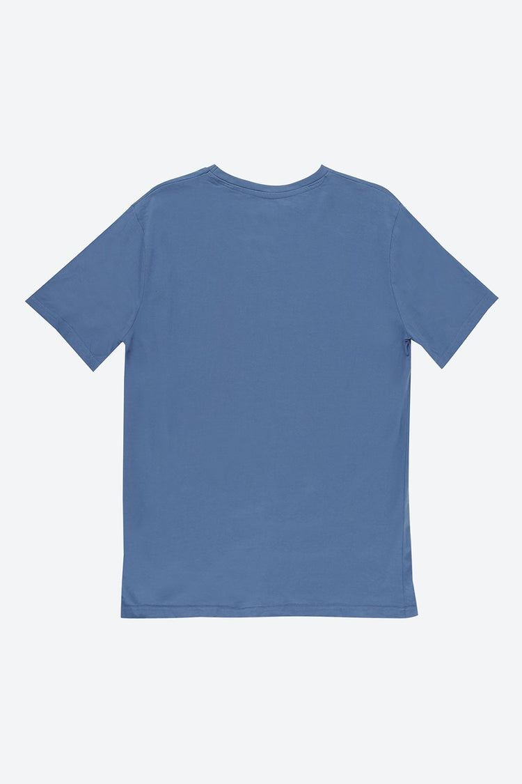 Short Sleeve Graphic Print Grey T-Shirt